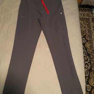 Figs Yola scrub pants-charcoal gray-M/T